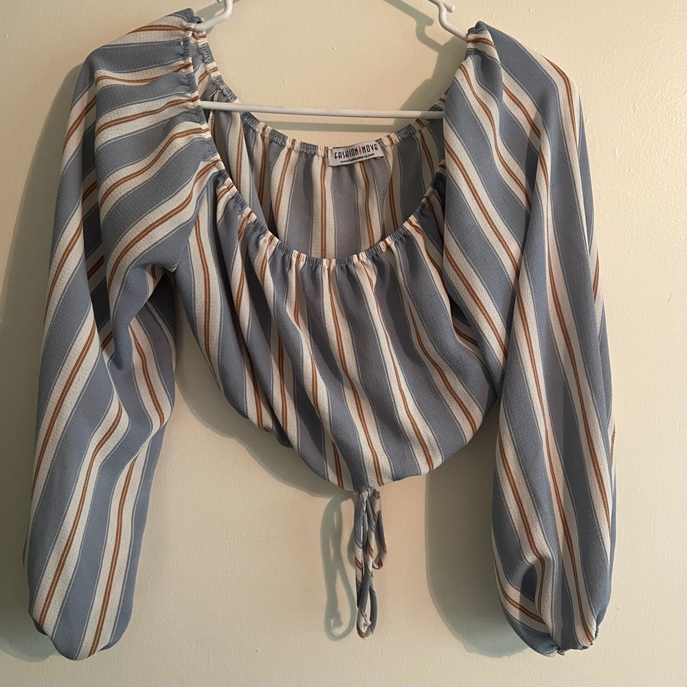 Off the shoulder crop top